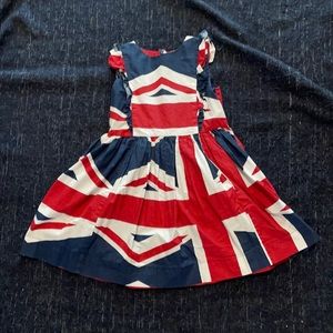Mini Boden Union Jack dress 6/7 bold!